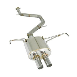 Remark 2019+ Toyota Corolla Hatchback Cat-Back Remark Exhaust w/Stainless Polished Tip - Corvette Realm