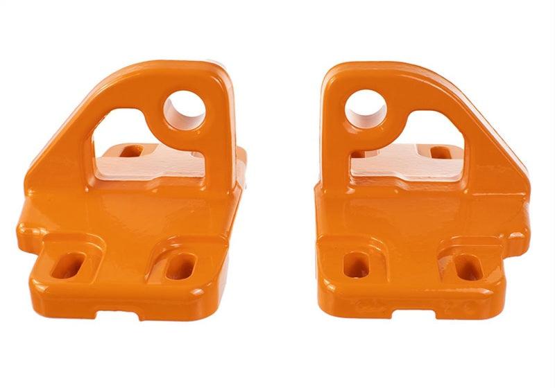 Ford Racing 2021+ Bronco Front Bumper Tow Hooks - Orange (Pair) - Corvette Realm