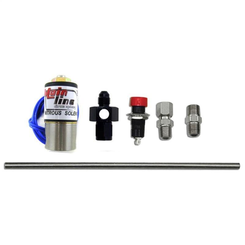 Nitrous Express Nitrous Purge Valve (4AN Manifold Push Button and Vent Tube) - Corvette Realm