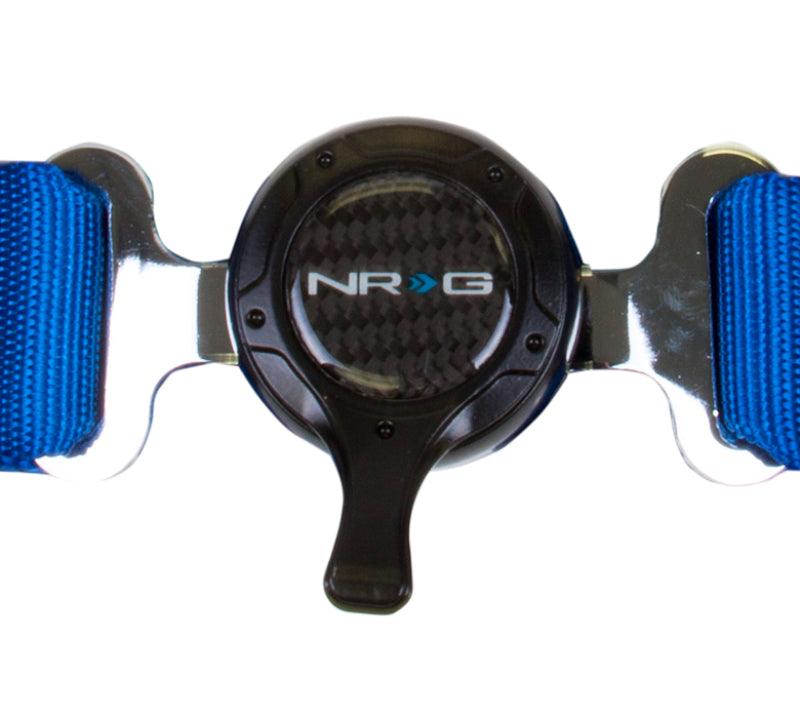 NRG 4PT 2in. Seat Belt Harness / Cam Lock - Blue - Corvette Realm