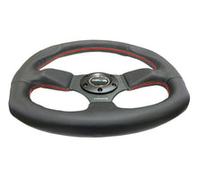 Load image into Gallery viewer, NRG Reinforced Steering Wheel (320mm Horizontal / 330mm Vertical) Leather w/Red Stitching - Corvette Realm