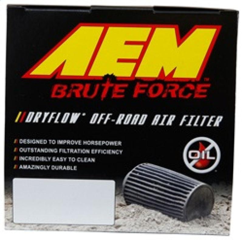 AEM Dryflow 3.25in. X 5in. Round Tapered Air Filter - Corvette Realm