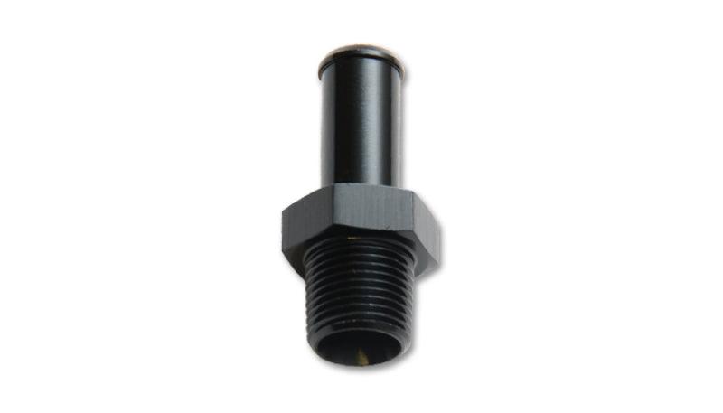 Vibrant 1/8in NPT to 1/4in Barb Straight Fitting - Aluminum - Corvette Realm