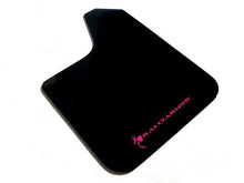 Load image into Gallery viewer, Rally Armor Universal Fit (No Hardware) Basic Black Mud Flap w/ Pink Logo - Corvette Realm