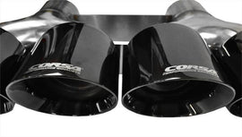 Corsa 15-15 Chevrolet Corvette 6.2L V8 Quad 45in Polished Black Pro-Series Tip Kit - Corvette Realm