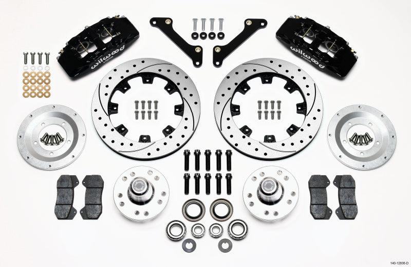 Wilwood Dynapro 6 Front Hub Kit 12.19in Drilled 79-81 Camaro - Corvette Realm