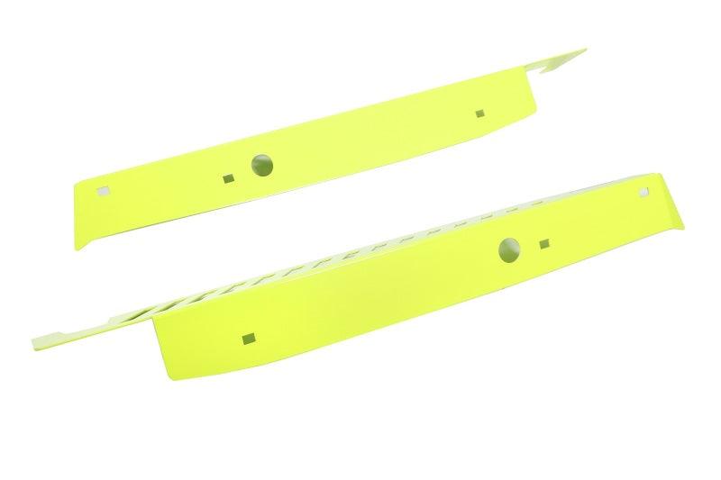 Perrin 22-23 Subaru WRX Fender Shroud Set - Neon Yellow - Corvette Realm