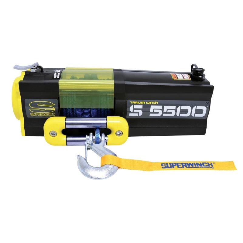 Superwinch 5500 LBS 12V DC 1/4in x 60ft Synthetic Rope S5500 Winch - Corvette Realm