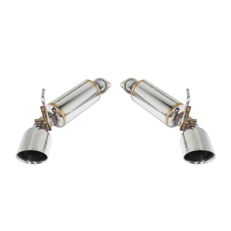 Remark 09-19 Nissan 370z Axle Back Exhaust w/Stainless Double Wall Tip - Corvette Realm