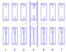 Load image into Gallery viewer, King Nissan 2.5L RB25DET 24V (Size STD) Coated Performance Main Bearing Set - Corvette Realm