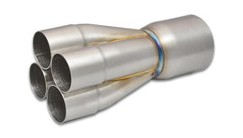 Vibrant 4-1 SS Merge Collectors (2in Inlet Slipover ID 3in Merge Outlet OD) - Sold Individually - Corvette Realm