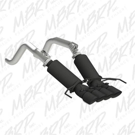 MBRP 14-19 Chevy Corvette V8 6.2L 3in Black Dual Cat Back w/ 4in Quad Dual Wall Tips - Corvette Realm