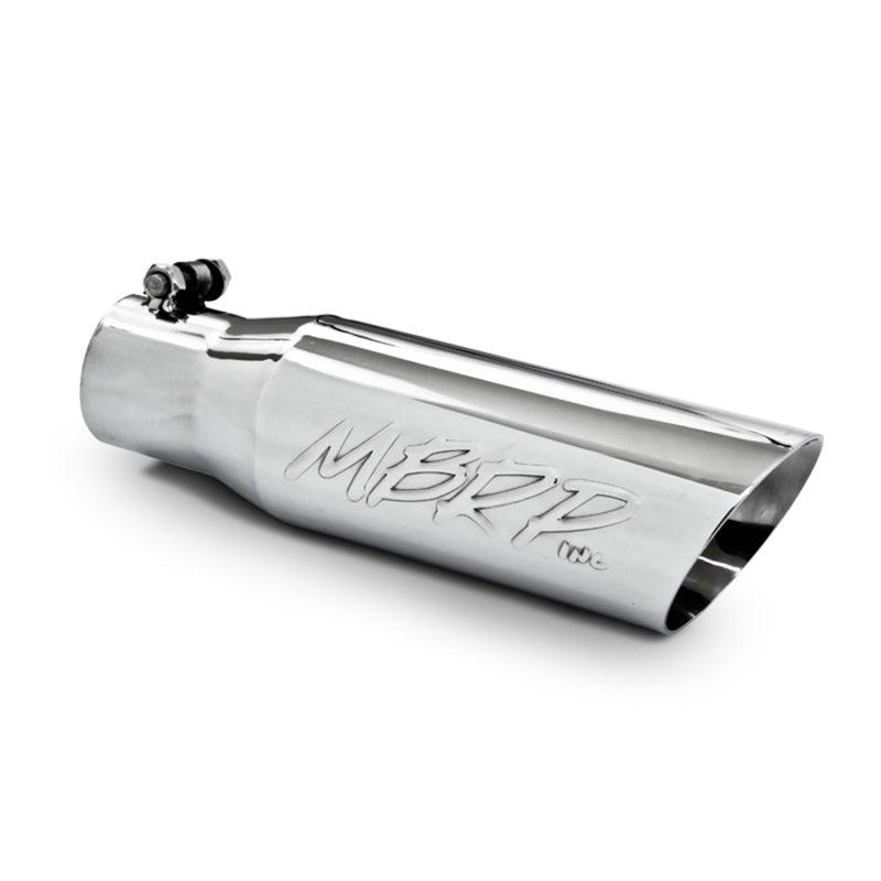 MBRP Universal Tip 3in O.D. Dual Wall Angled 2 inlet 12 length - Corvette Realm