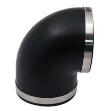 Load image into Gallery viewer, Spectre Coupler 4in. Elbow / 90 Degree (PVC) - Black - Corvette Realm