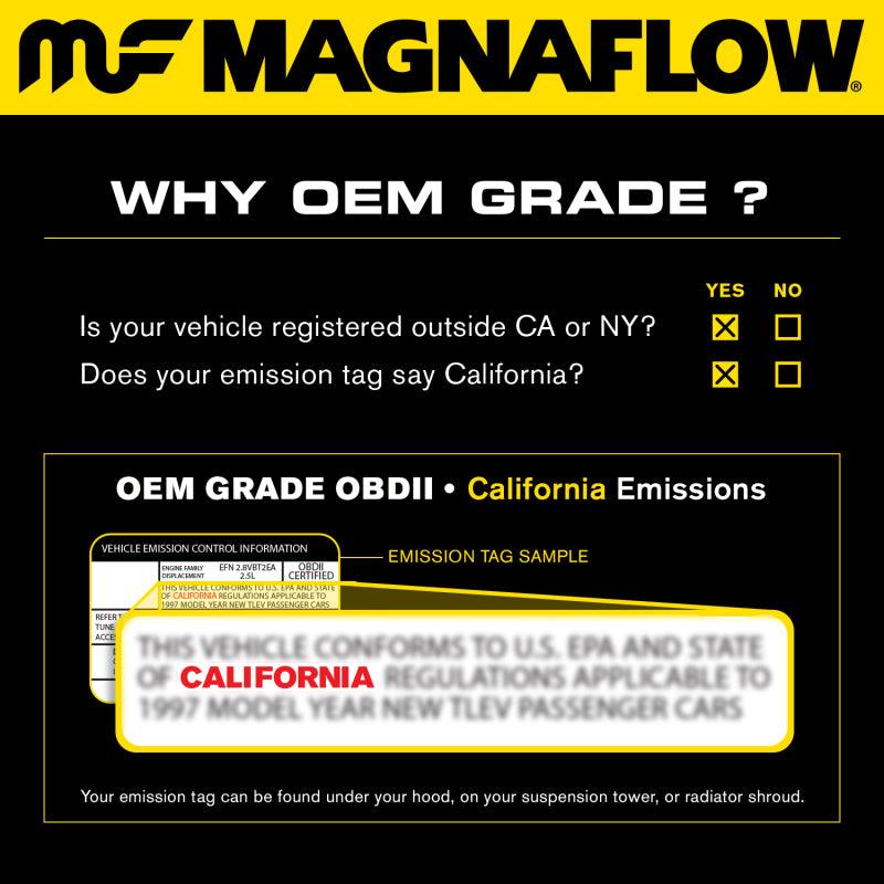 MagnaFlow Conv Universal 2.25 Angled Inlet OEM - Corvette Realm