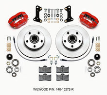 Load image into Gallery viewer, Wilwood Forged Dynalite-M Front Kit 11.00in 1 PC Rotor&amp;Hub Red 67-69 Camaro 64-72 Nova Chevelle - Corvette Realm