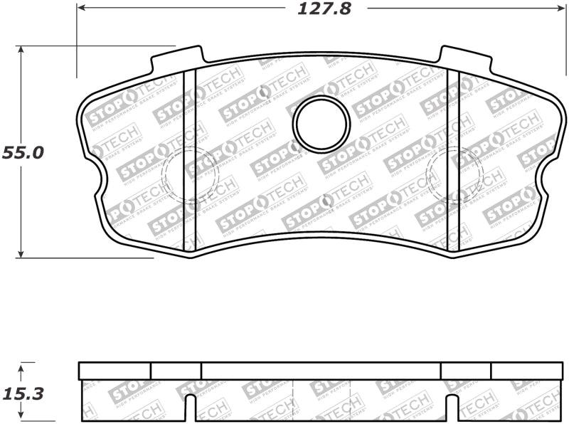 StopTech Performance 06-09 Chvy Corvette Z06 Rear Brake Pads - Corvette Realm