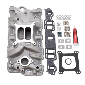 Edelbrock Manifold Installation Kit Performer Eps SBC 1957-1986 Natural Finish - Corvette Realm