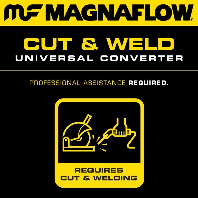 MagnaFlow California Grade CARB Compliant Universal Catalytic Converter 2.00in PC1 - Corvette Realm