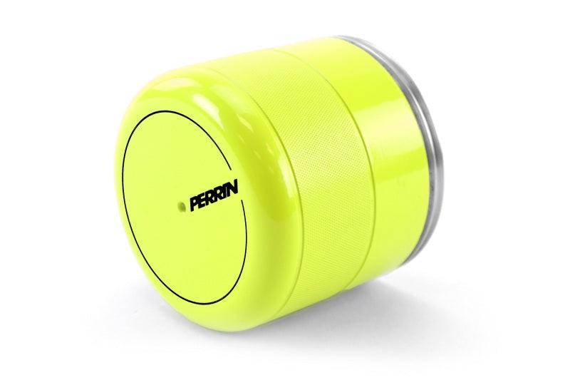 Perrin 2015+ Subaru WRX/STI Oil Filter Cover - Neon Yellow - Corvette Realm