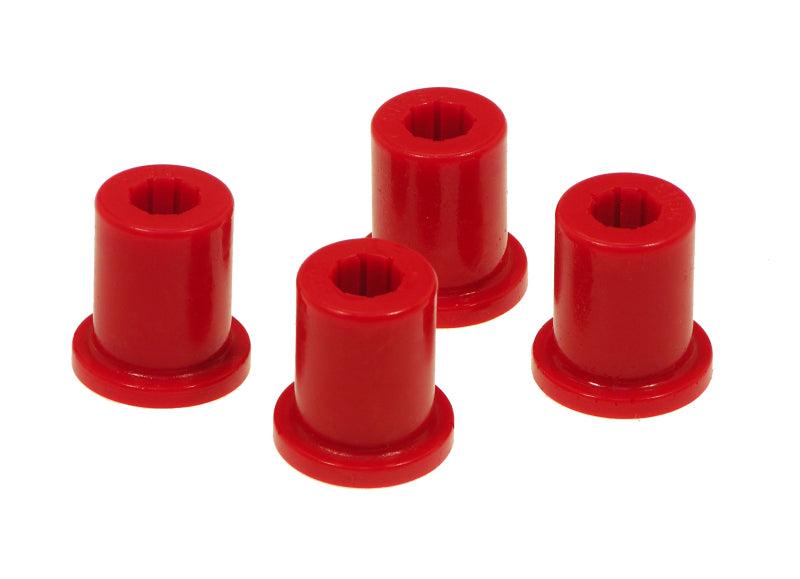 Prothane 76-86 Jeep CJ5/CJ7 Rear Frame Shackle Bushings - Red - Corvette Realm