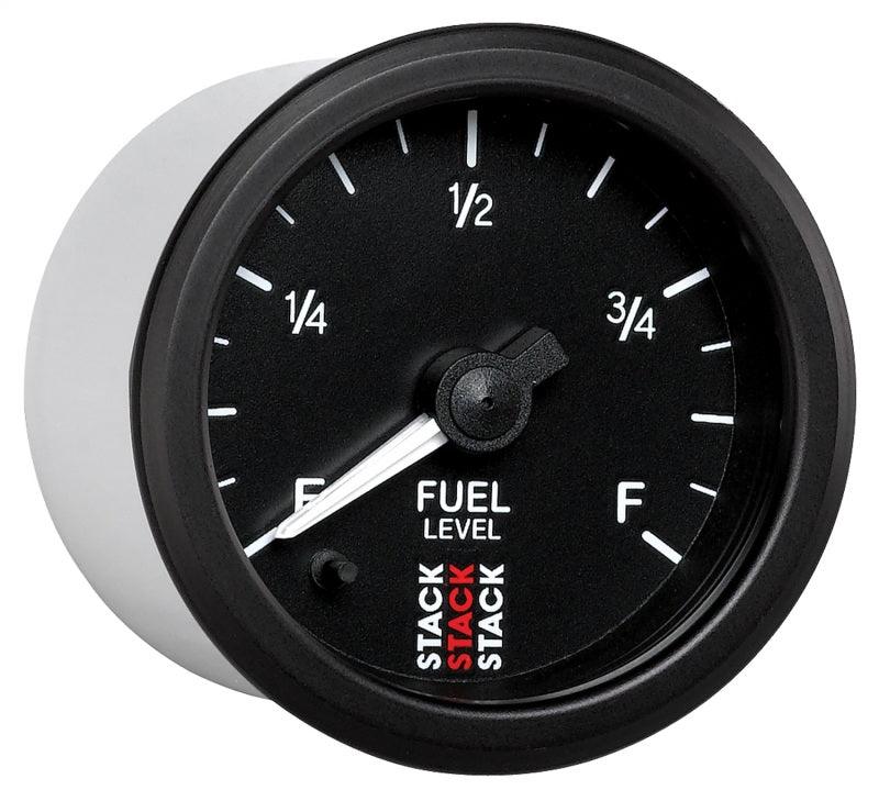 Autometer Stack Instruments 52mm 0-280 Ohm Programmable Pro Stepper Motor Fuel Level Gauge - Black - Corvette Realm