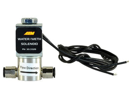 AEM Water/Methanol Injection System - High-Flow Low-Current WMI Solenoid - 200PSI 1/8in-27NPT In/Out - Corvette Realm