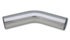 Vibrant 1.5in O.D. Universal Aluminum Tubing (45 degree bend) - Polished - Corvette Realm