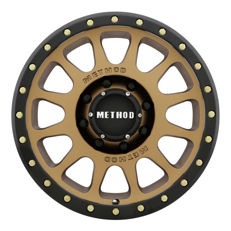 Method MR305 NV 20x10 -18mm Offset 8x170 130.81mm CB Bronze Wheel - Corvette Realm