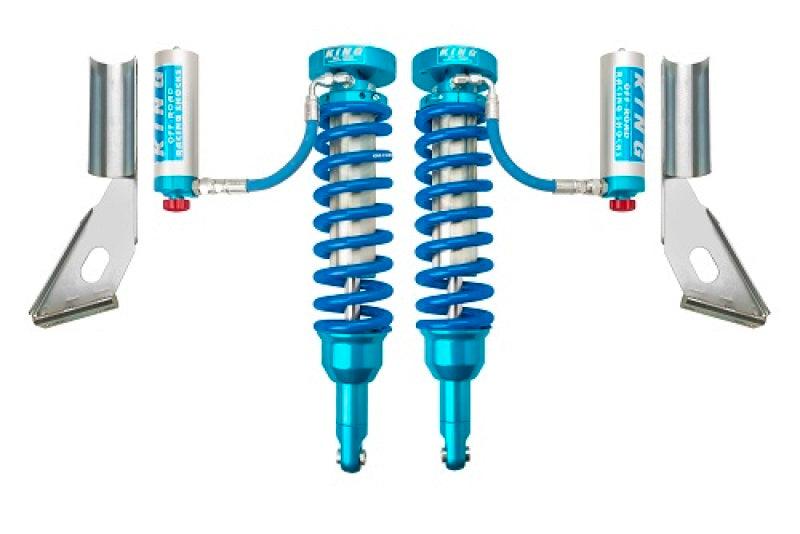 King Shocks 2010+ Toyota FJ Front 2.5 Dia Coilover Remote Reservoir Shock w/Adjuster (Pair) - Corvette Realm