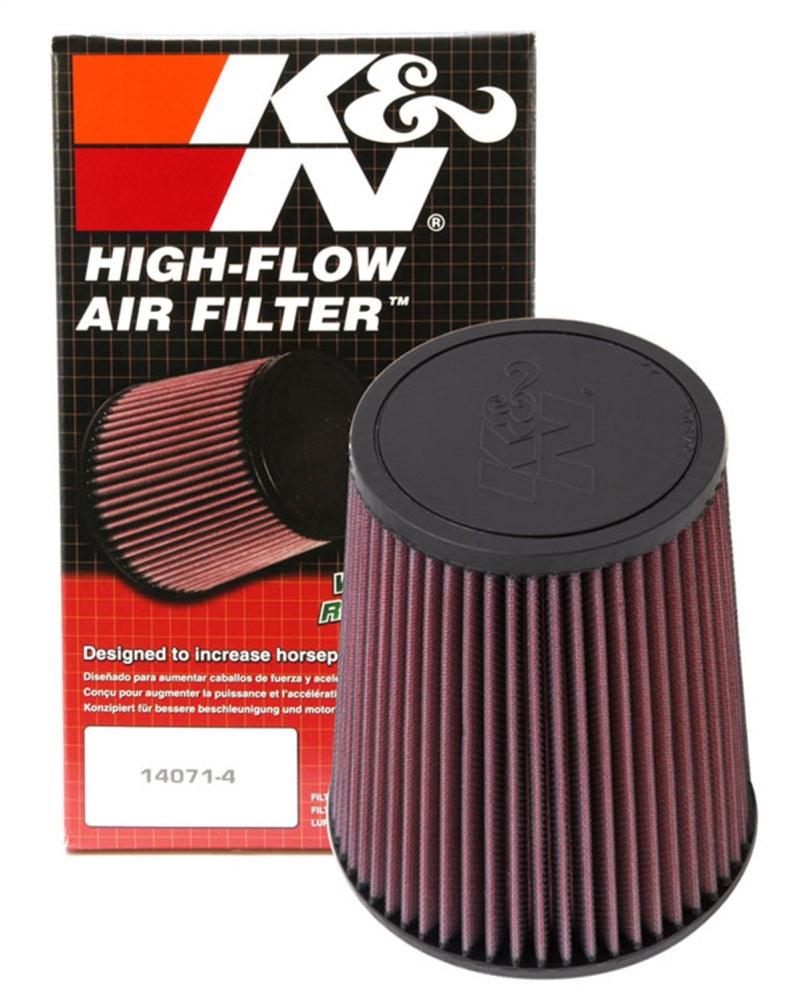 K&N 6 inch OD-Base 4 1/2 inch OD-Top 7 Inch H Round Tapered Universal Air Filter - Corvette Realm