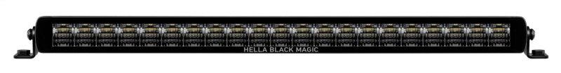 Hella Universal Black Magic 20in Thin Light Bar - Driving Beam - Corvette Realm
