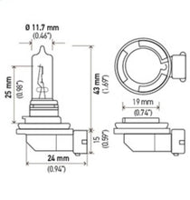 Load image into Gallery viewer, Hella Optilux H9 12V/100W XB Xenon White Bulb (pair) - Corvette Realm