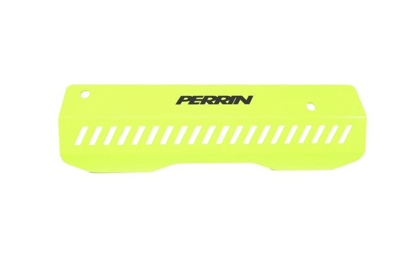 Perrin 22-23 Subaru WRX Pulley Cover (Short Version - Works w/AOS System) - Neon Yellow - Corvette Realm