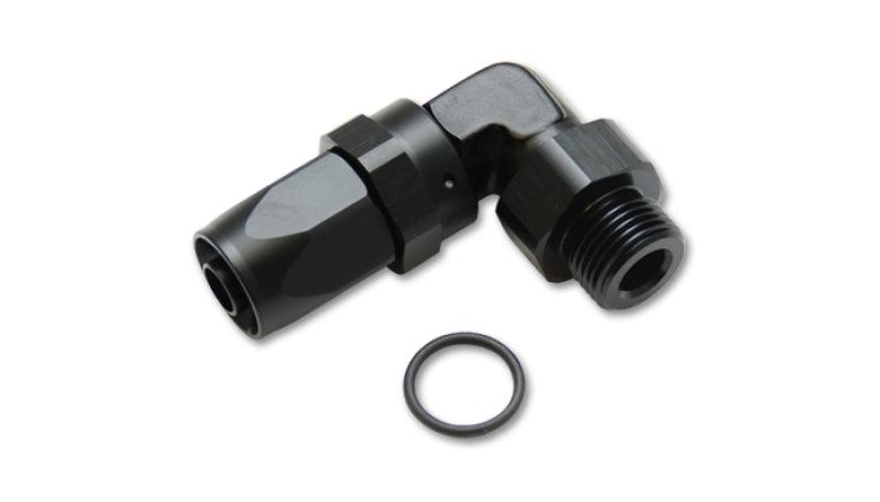 Vibrant Male -12AN 90 Degree Hose End Fitting - 1-1/6-12 Thread (12) - Corvette Realm