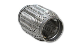 Vibrant SS Flex Coupling with Inner Braid Liner 2.25in inlet/outlet x 8in flex length - Corvette Realm