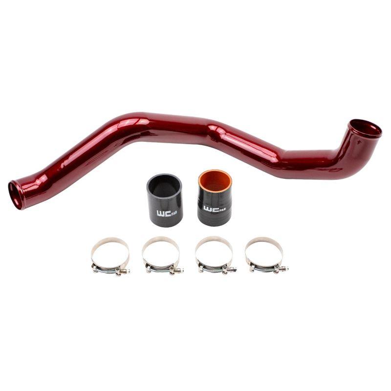 Wehrli 2020+ Chevrolet 6.6L L5P Duramax Driver Side 3in Intercooler Pipe - WCFab Red - Corvette Realm