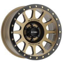Load image into Gallery viewer, Method MR305 NV 18x9 0mm Offset 6x5.5 108mm CB Method Bronze/Black Street Loc Wheel - Corvette Realm