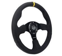 Load image into Gallery viewer, NRG Reinforced Steering Wheel (320mm) Alcantara Steering Wheel w/ Black Stitching - Corvette Realm