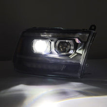 Load image into Gallery viewer, AlphaRex 09-18 Dodge Ram 2500 LUXX LED Proj Headlights Plank Style Blk w/Activ Light/Seq Signal/DRL - Corvette Realm