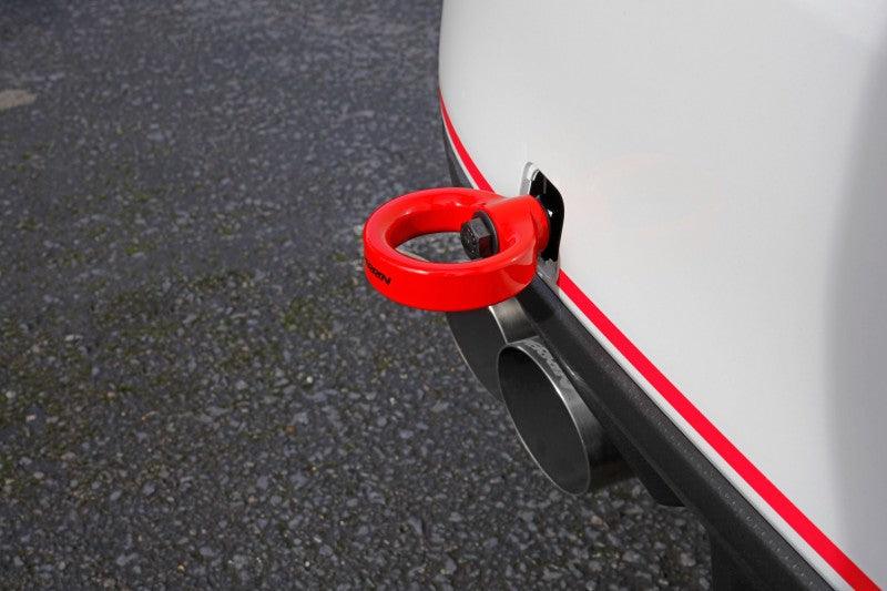 Perrin 15-19 Subaru WRX/STI Tow Hook Kit (Rear) - Red - Corvette Realm