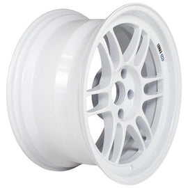 Enkei RPF1 17x9 5x114.3 22mm Offset 73mm Bore Vanquish White Wheel - Corvette Realm