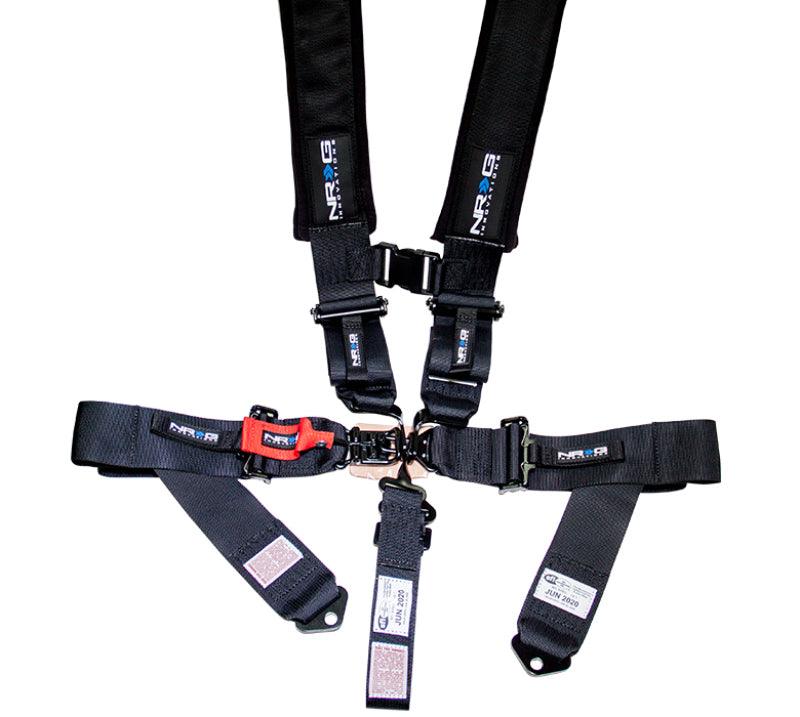 NRG SFI 16.1 5PT 3in. Seat Belt Harness / Latch Link - Black - Corvette Realm