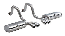 Corsa 97-04 Chevrolet Corvette C5 Z06 5.7L V8 Polished Sport Axle-Back Exhaust - Corvette Realm
