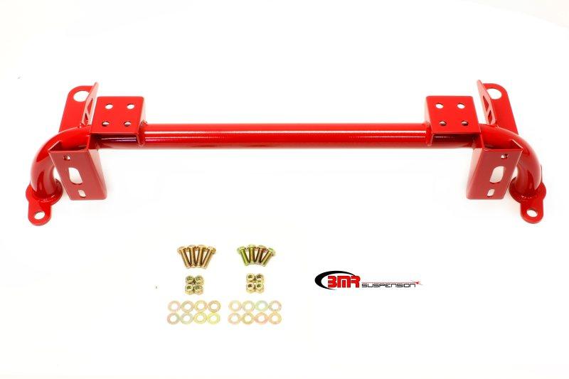 BMR 05-14 S197 Mustang Radiator Support w/ Sway Bar Mount - Red - Corvette Realm