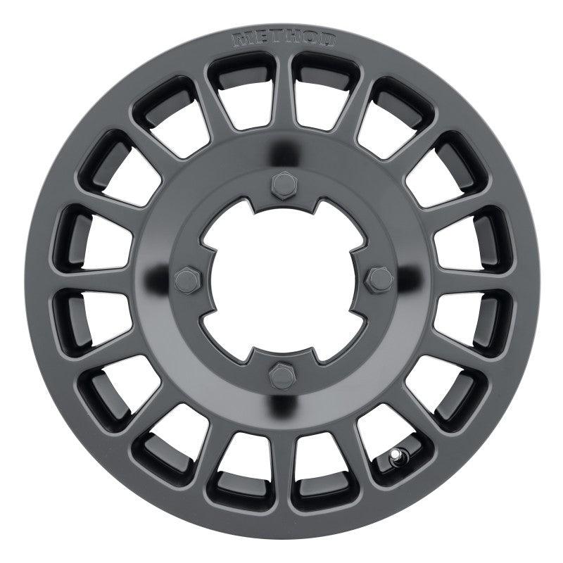 Method MR407 Bead Grip 15x6 / 5+1/51mm Offset / 5x4.5 / 77mm CB Matte Black Wheel - Corvette Realm