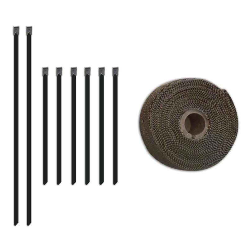 Mishimoto 2 inch x 35 feet Heat Wrap with Stainless Locking Tie Set - Corvette Realm