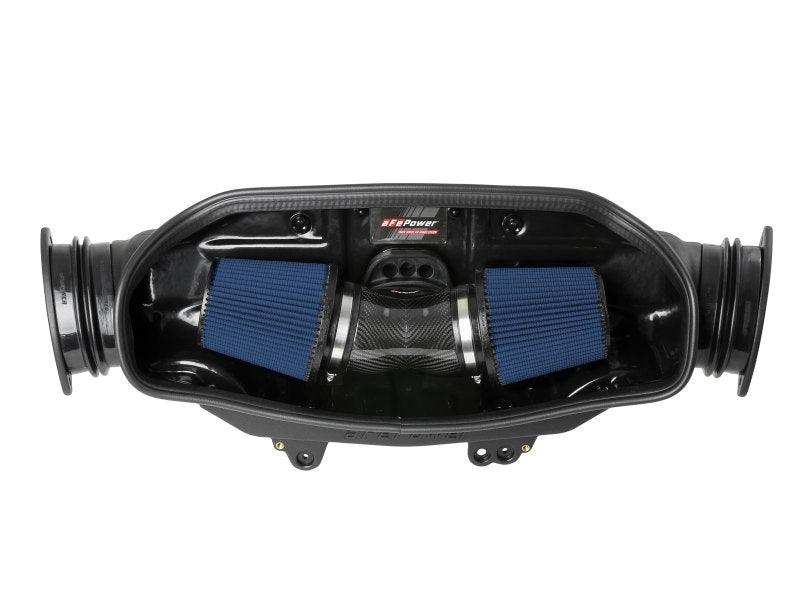 aFe 2020 Chevrolet Corvette C8 Track Series Carbon Fiber Cold Air Intake System With Pro 5R Filters - Corvette Realm