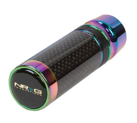 NRG Slimboy Adjustable Shift Knob (M10X1.25) Nissan / Mazda / Toyota - Carbon Fiber / Neochrome - Corvette Realm