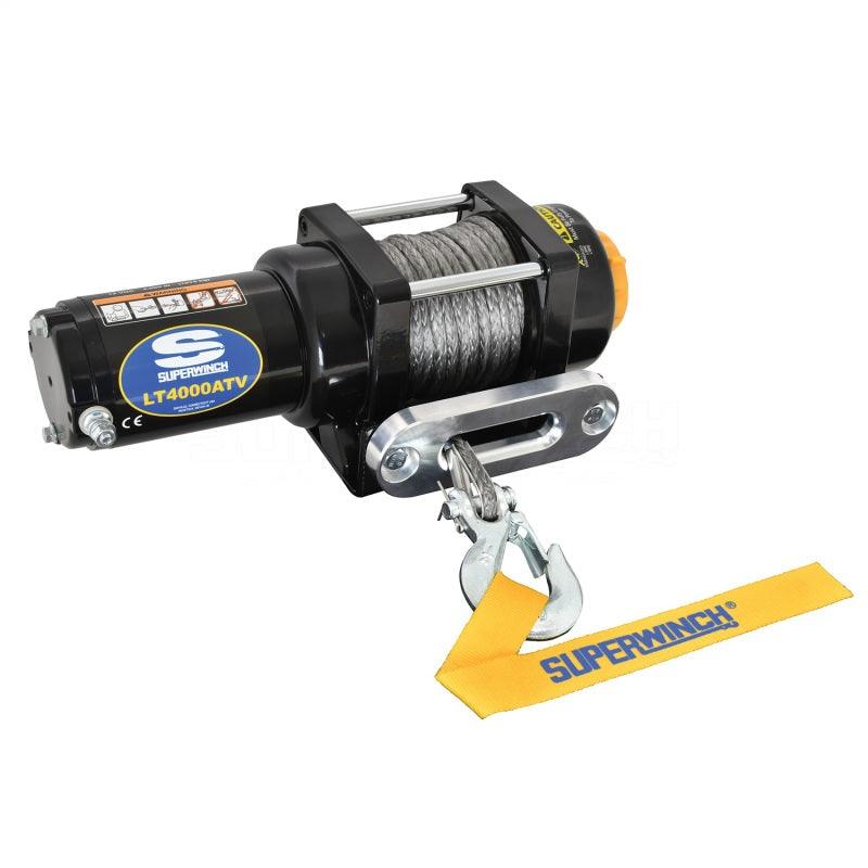 Superwinch 4000 LBS 12V DC 3/16in x 50ft Synthetic Rope LT4000 Winch - Corvette Realm